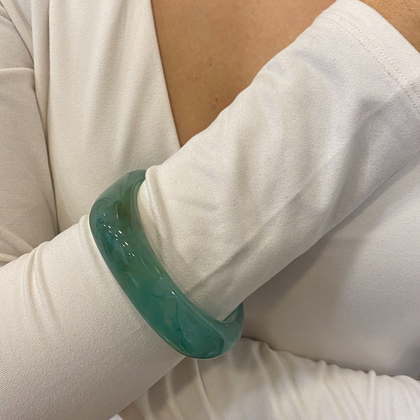Pulsera AKZI Verde Efecto Humo
