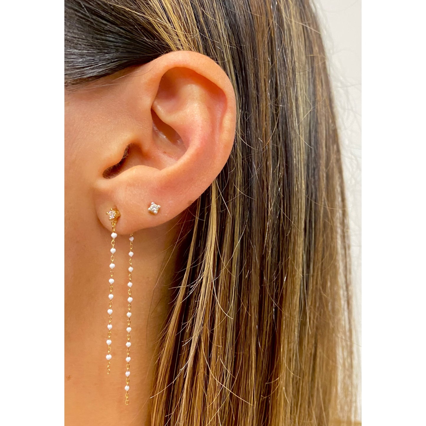 Aretes ORAKO Blanco