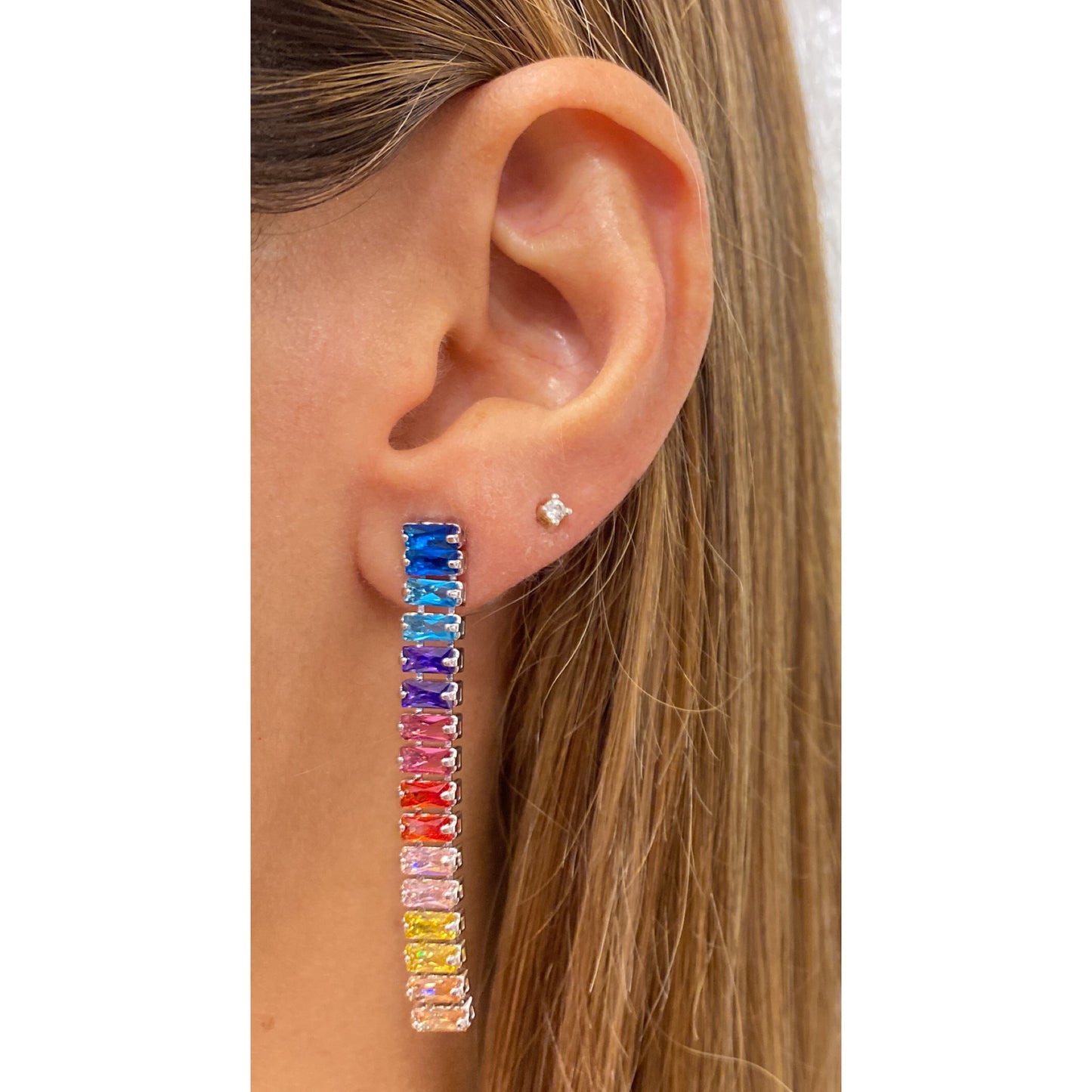 Aretes ELEK Plateado
