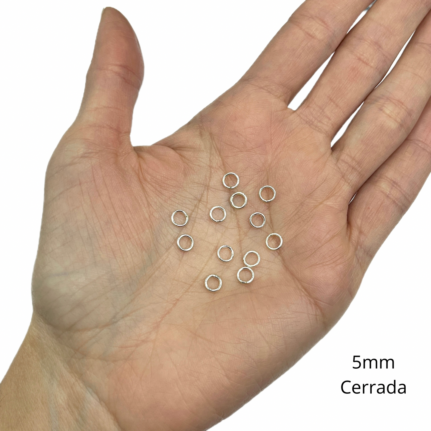 Argolla Cerrada Plata 5mm
