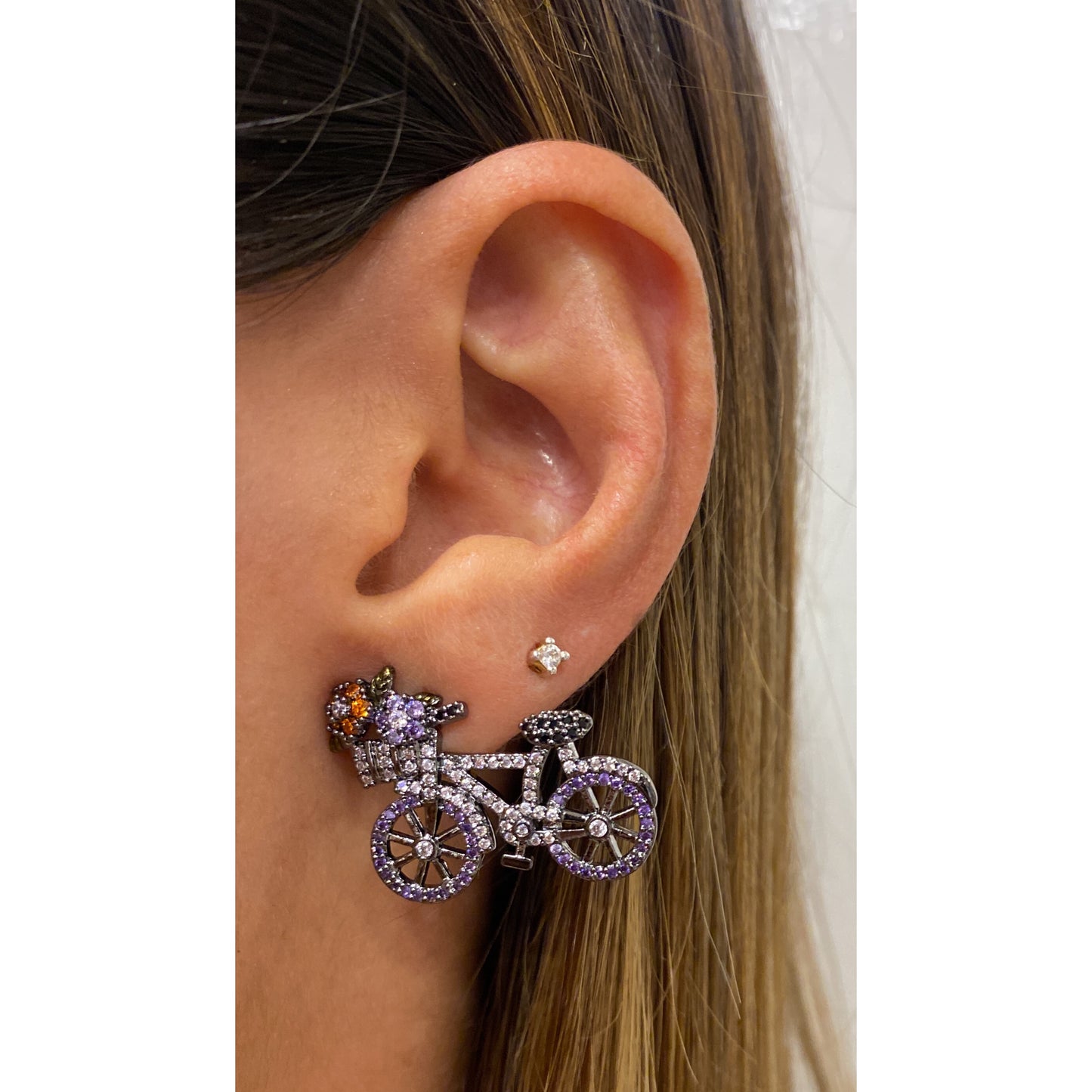 Aretes ONKZ Lila