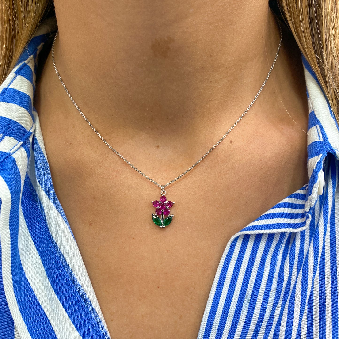 Cadena HULNA Plateado 🌸