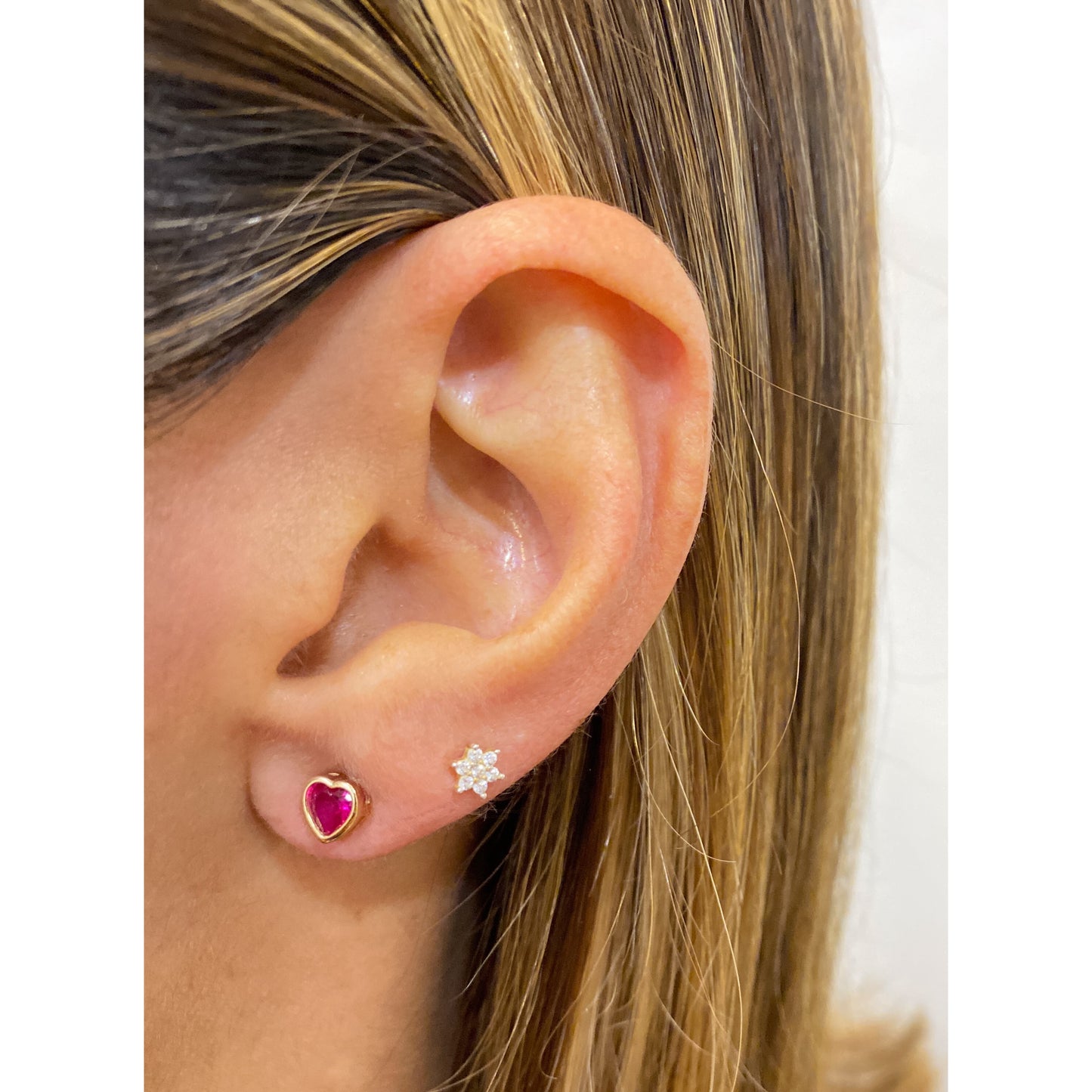 Aretes LIZE Fucsia