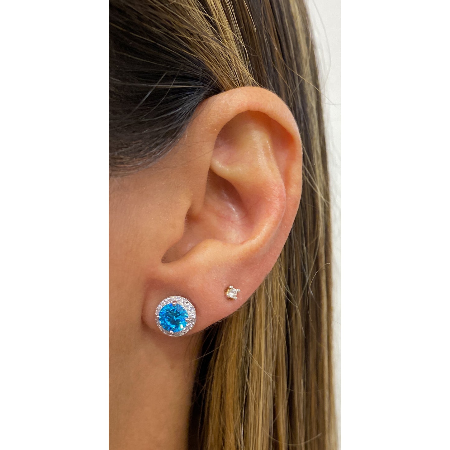 Aretes AVIN Turquesa 9mm