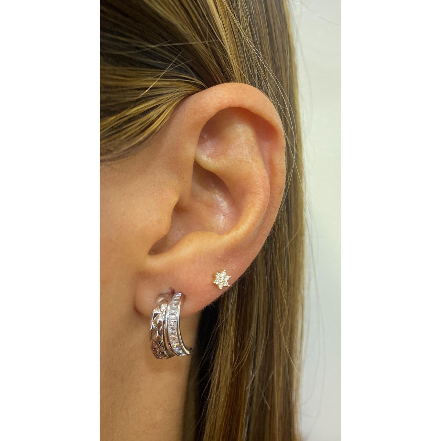 Aretes ZANUX Plateado
