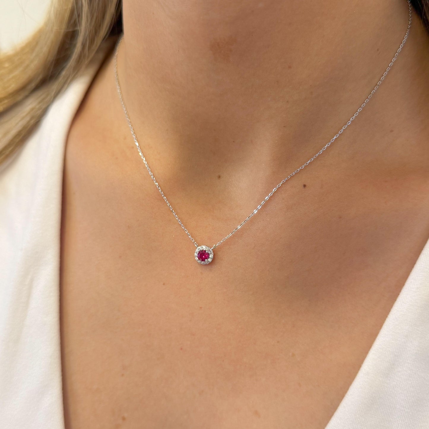 Collar DIZY Cristal Color Ruby