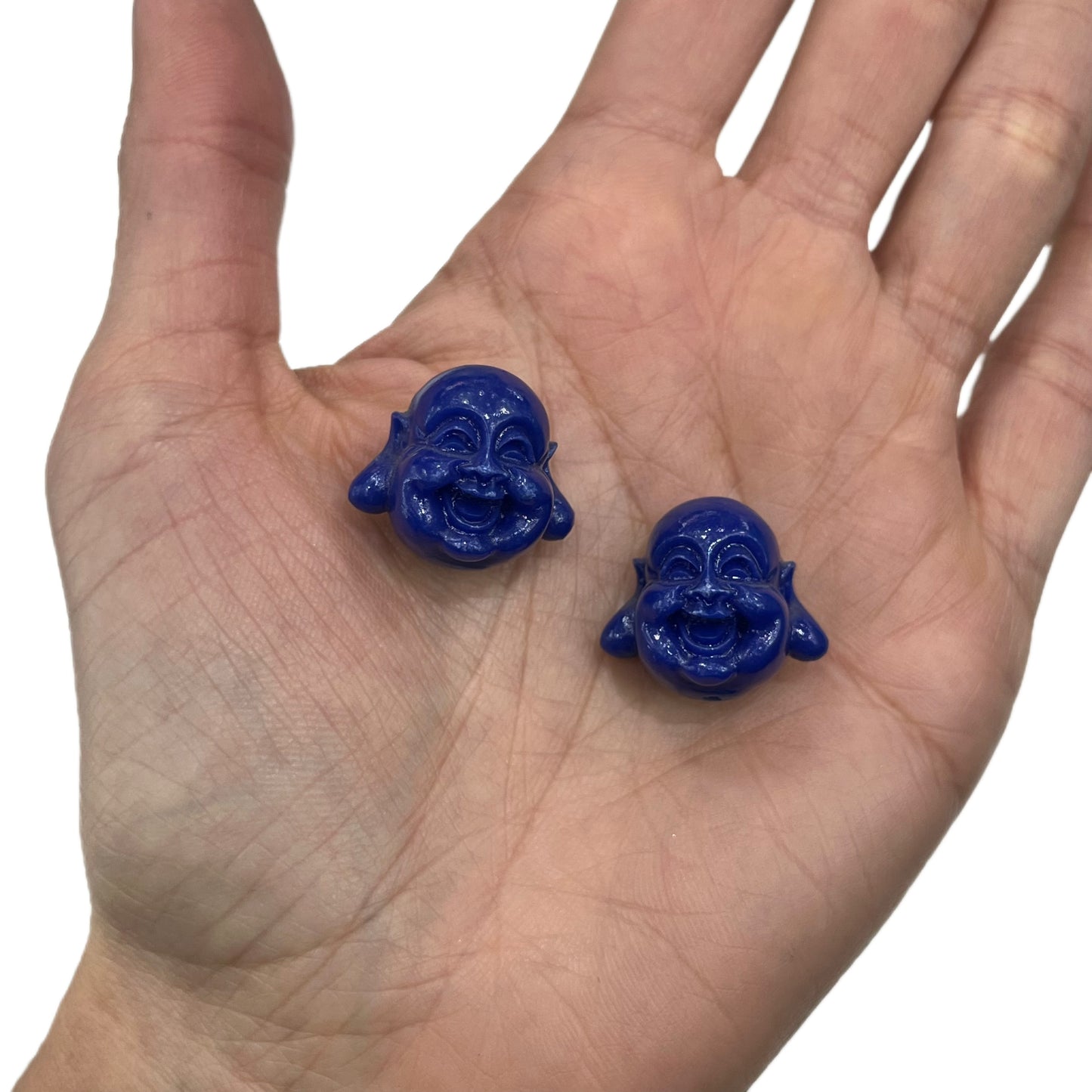 Buda Grande Acrílico Azul