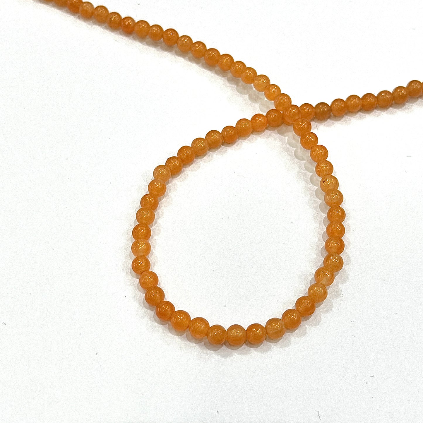 Sarta Agata Naranja 4mm