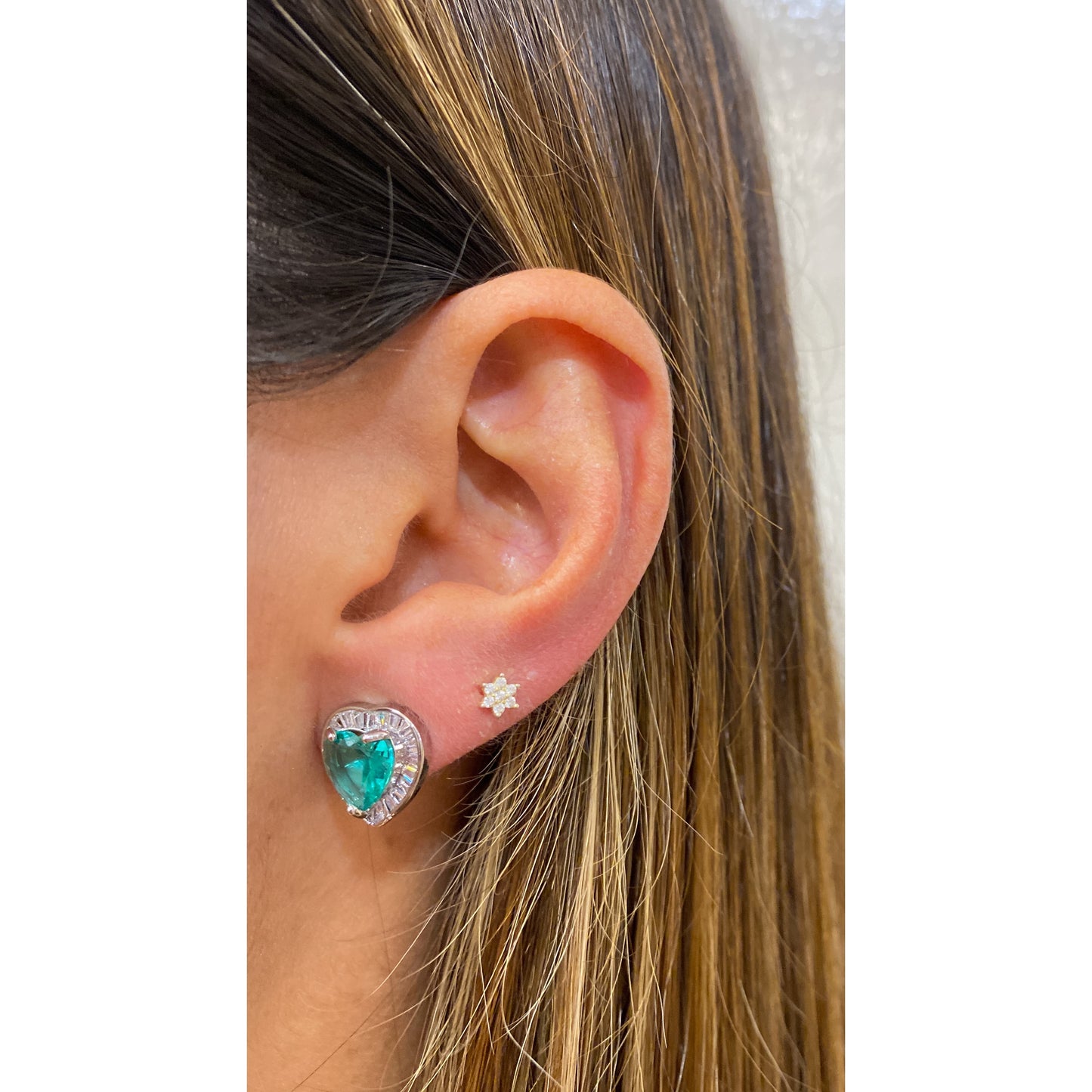 Aretes GURIN Aguamarina 🩵