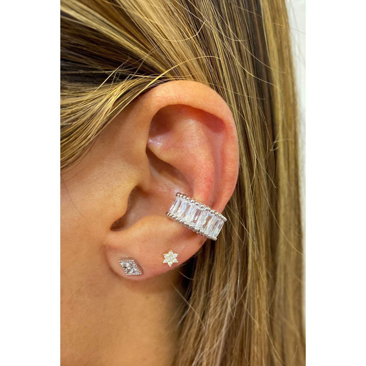 Earcuff ANZO Plateado