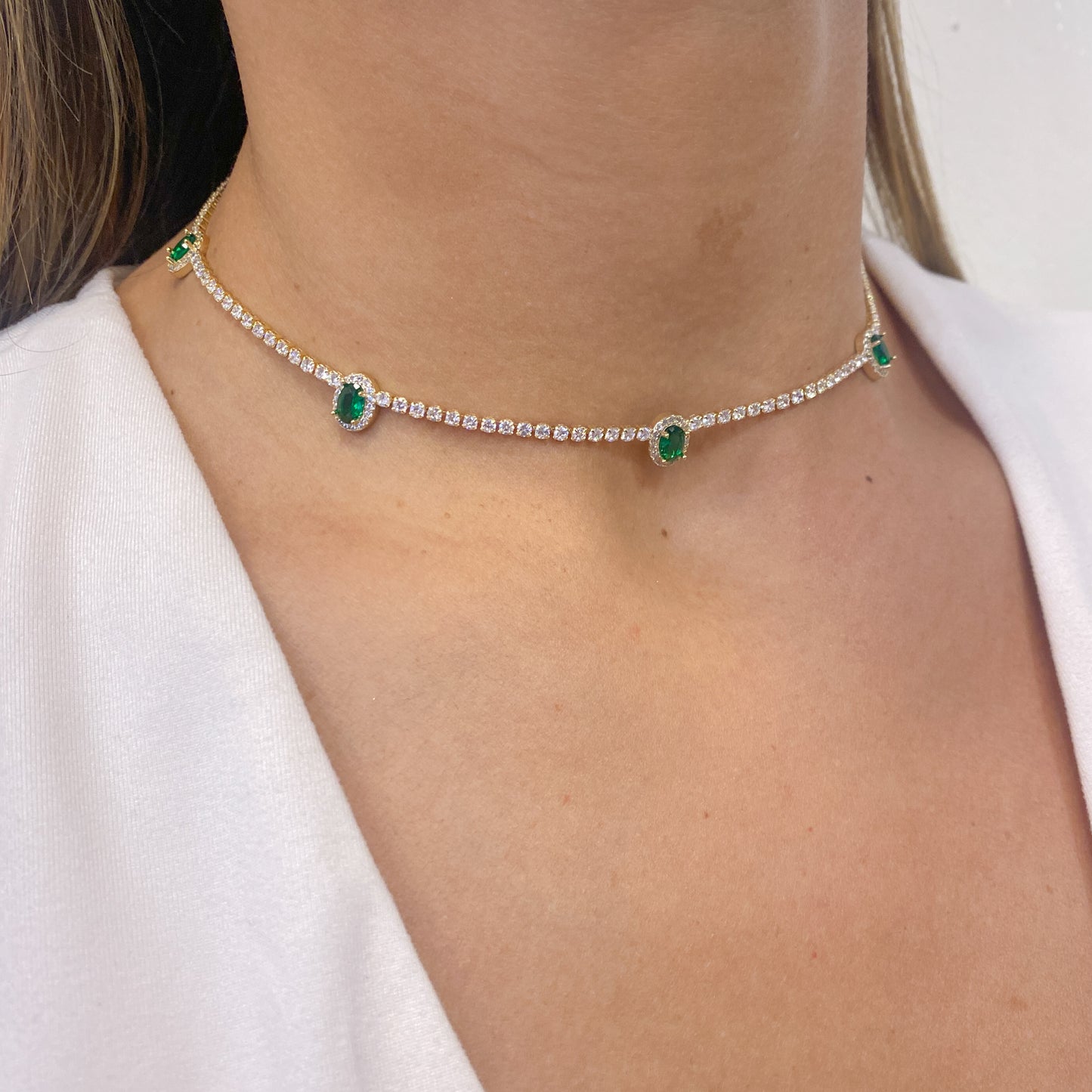 Cadena KATRU Dorado- Verde