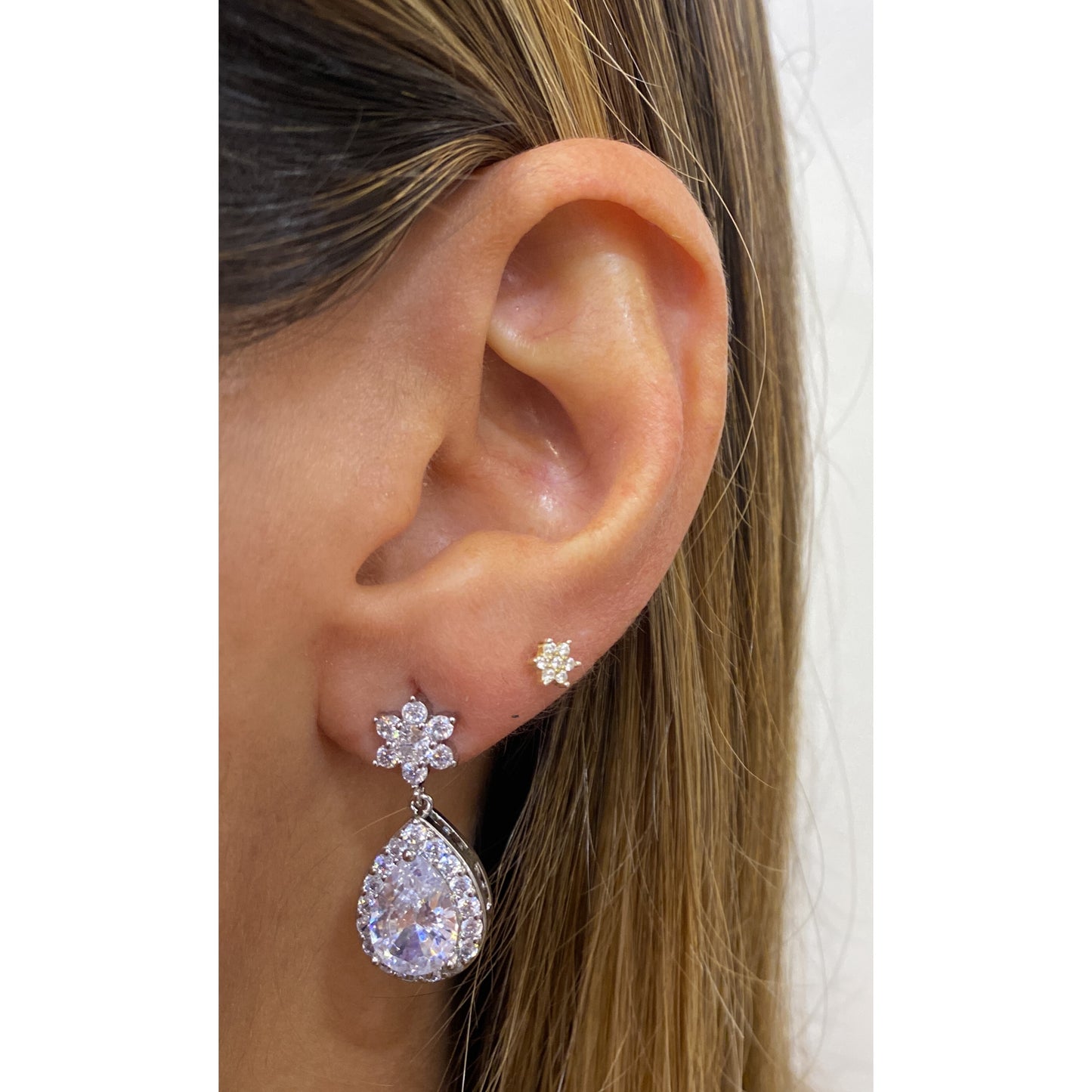 Aretes ZACBO Plateado