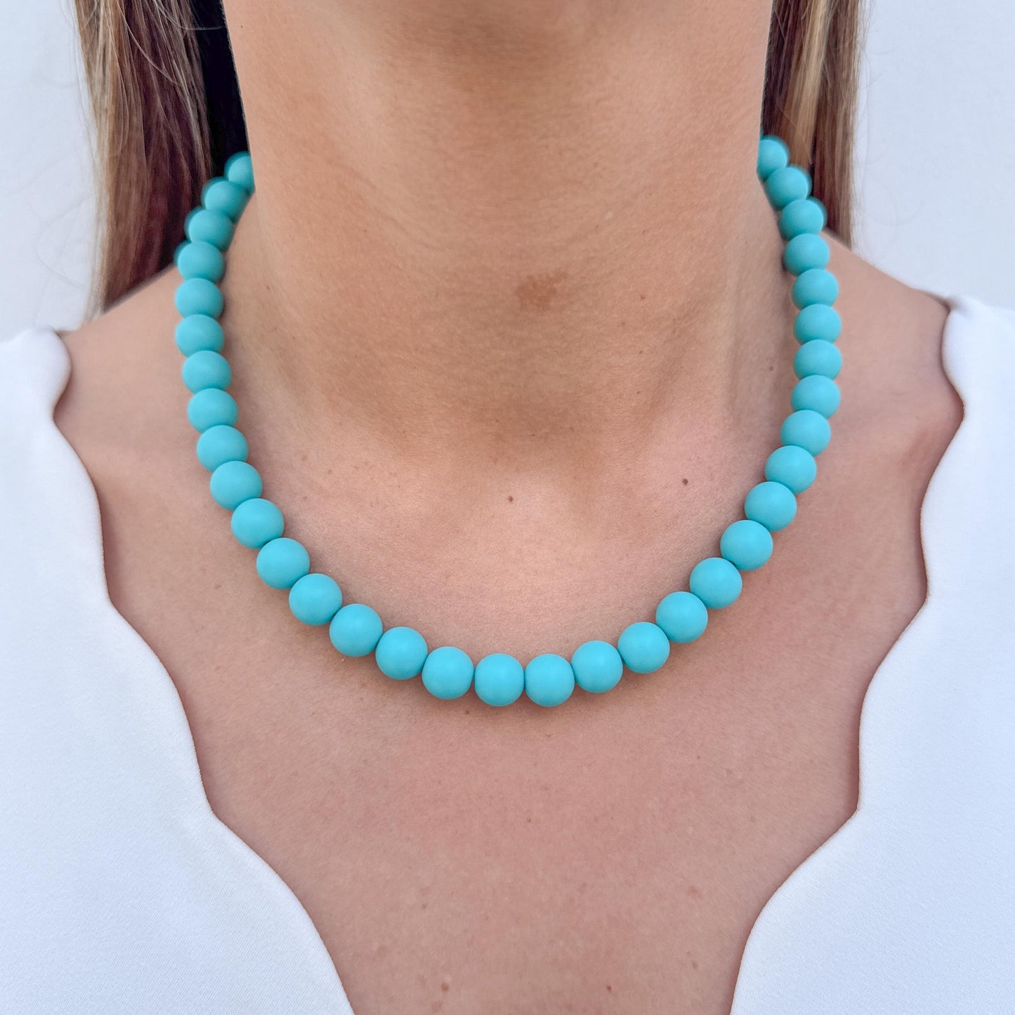 Collar VINUP Aguamarina