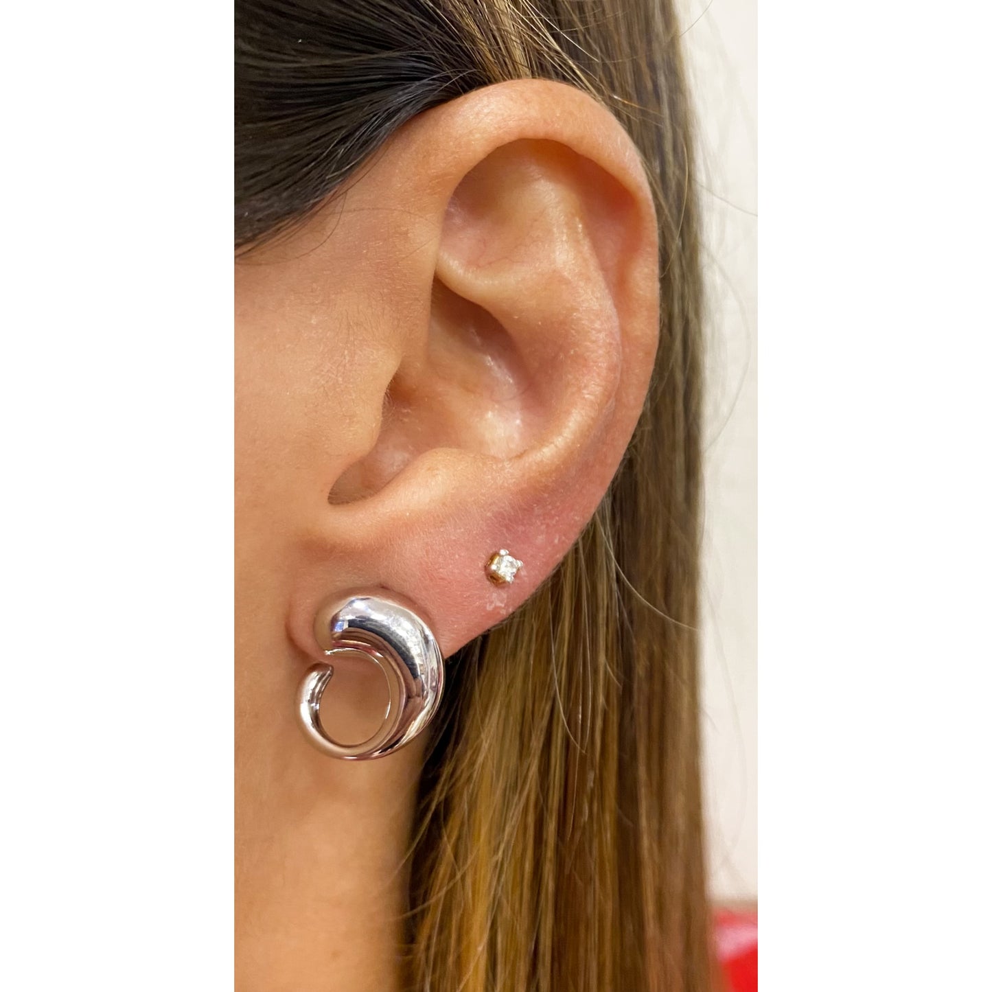 Aretes LOREZA Plateado