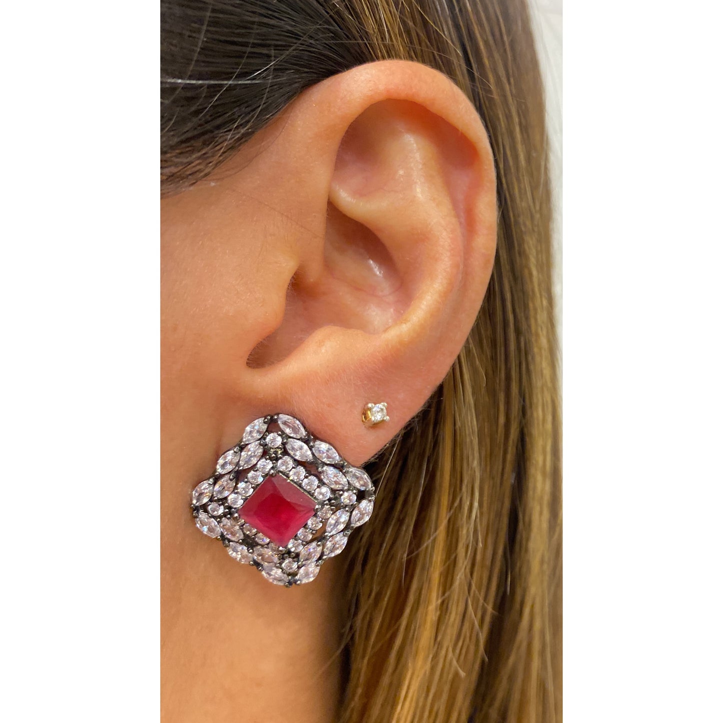 Aretes ZALAM ( Black Rhodium