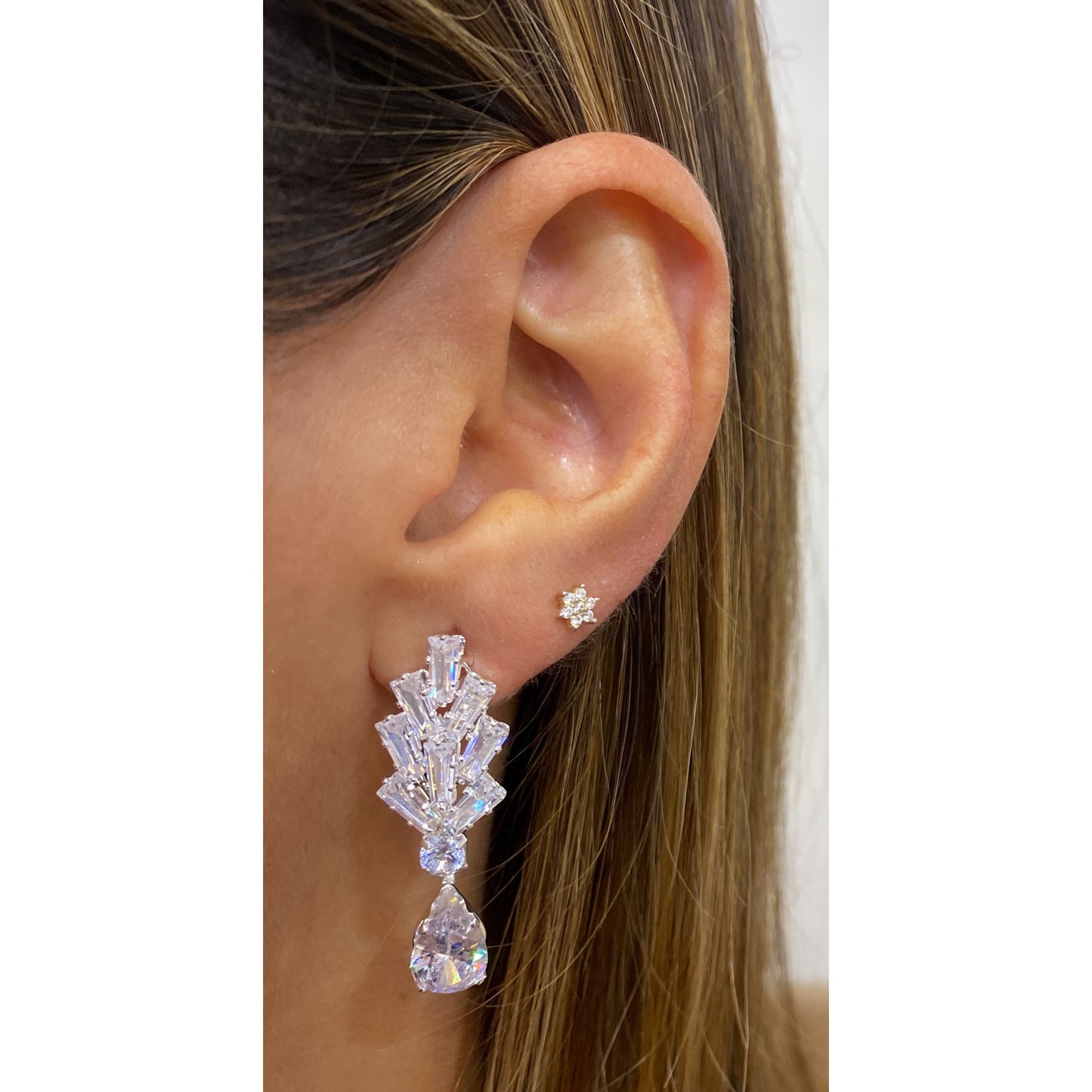 Aretes XUKAN Plateado