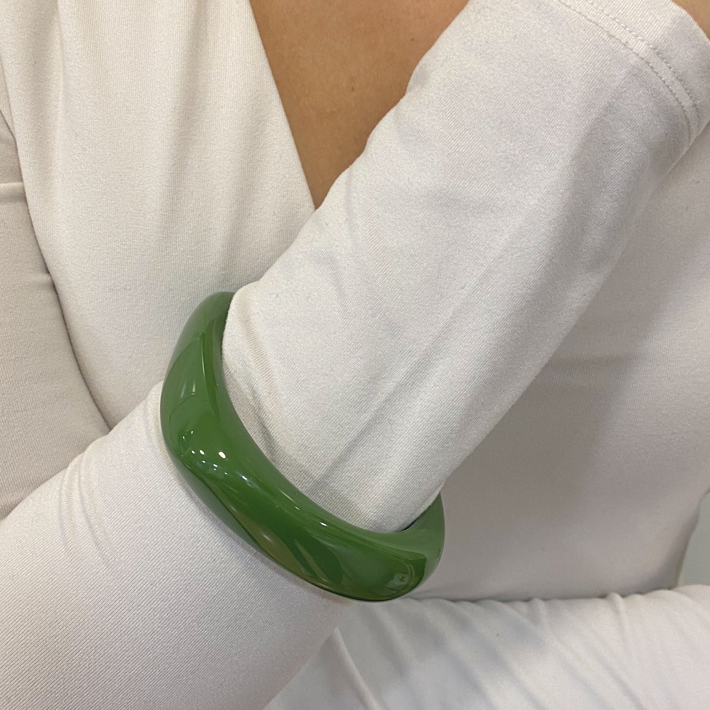 Pulsera AKZI Verde Mate