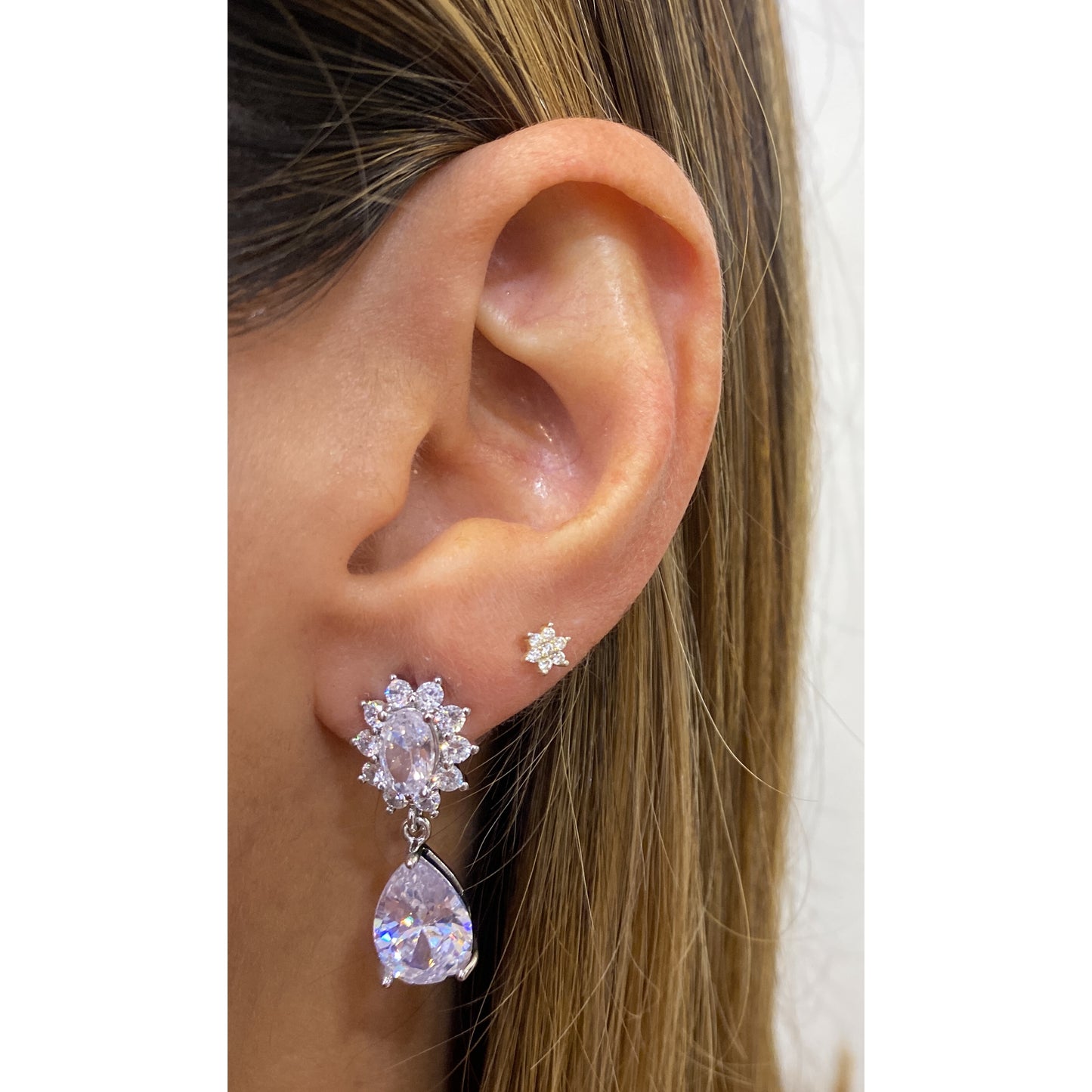 Aretes KOPIN Plateado