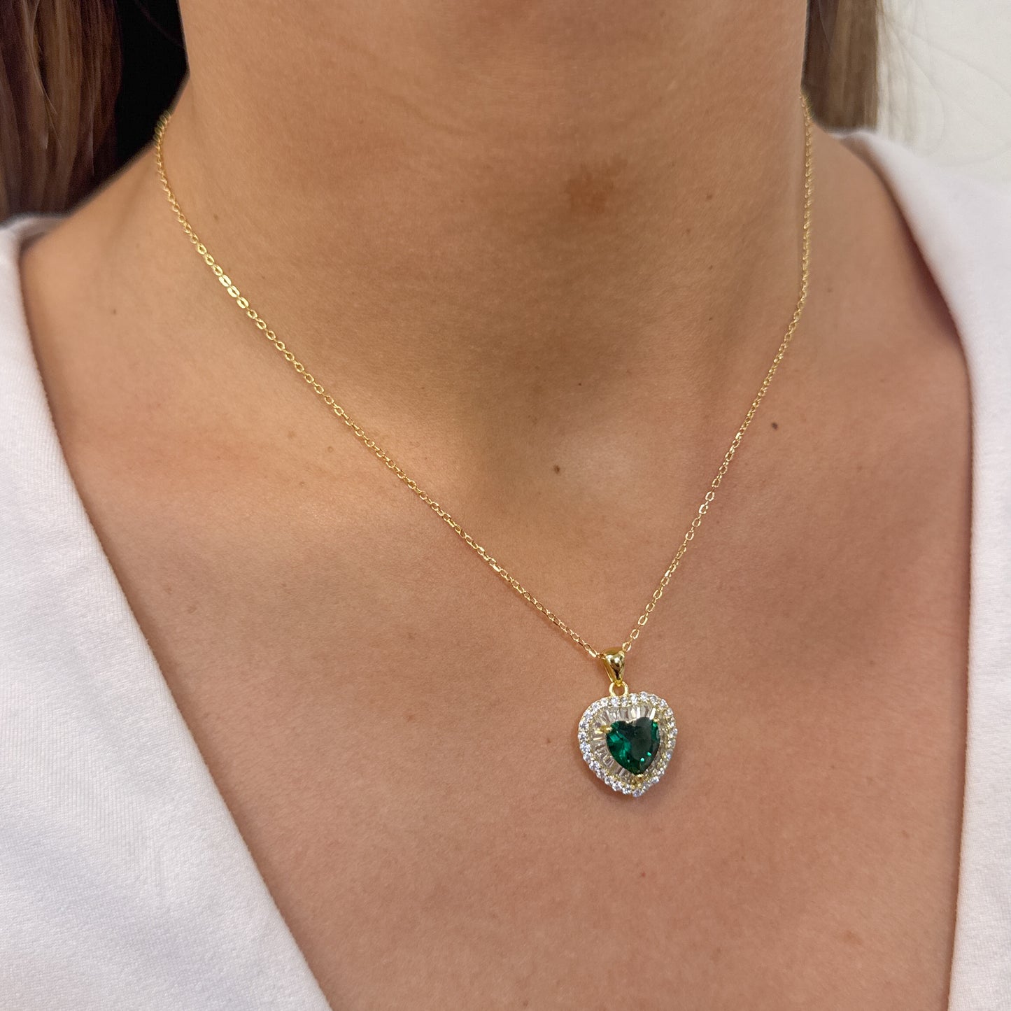 Collar LEMNA Verde - Dorado