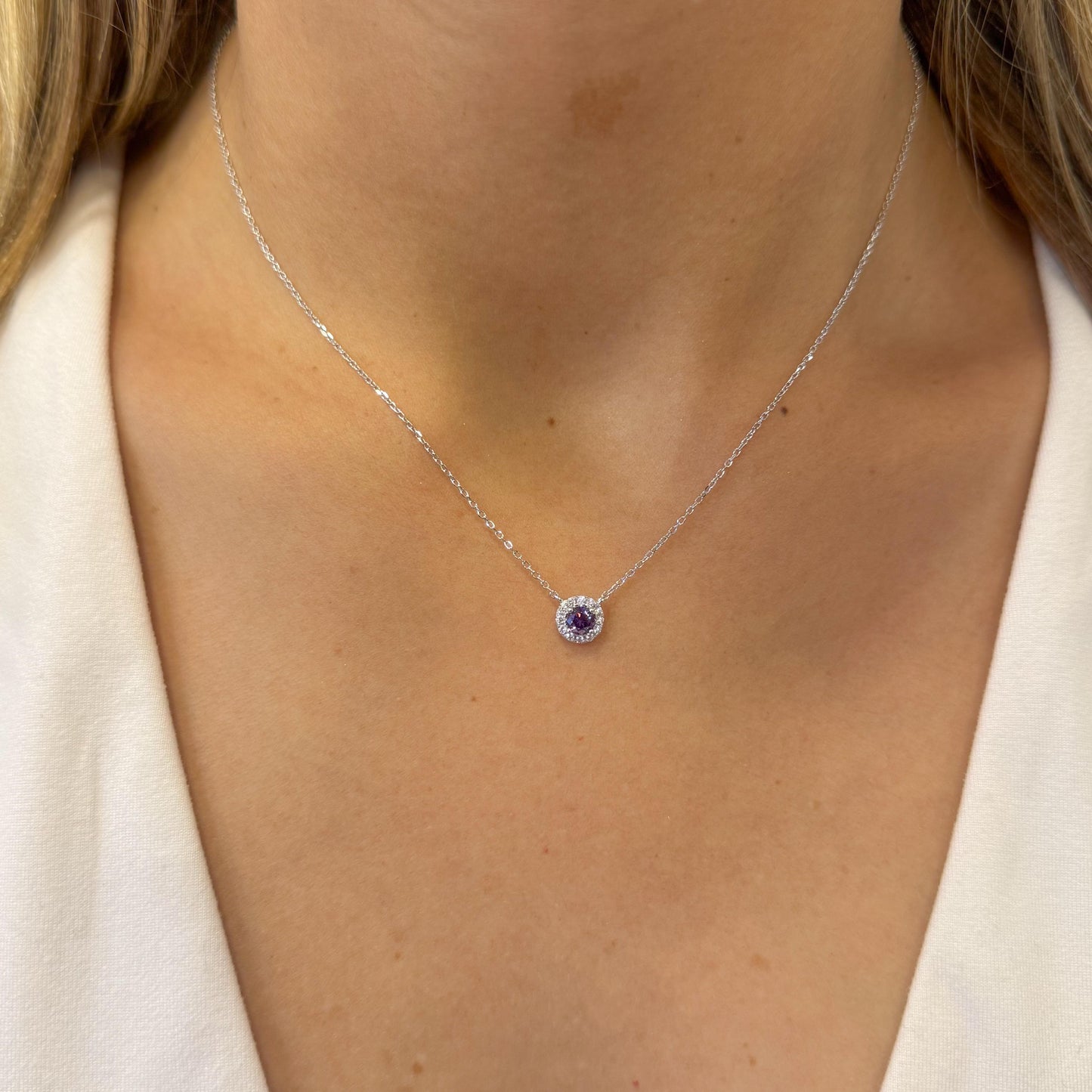 Collar DIZY Cristal Color Lila