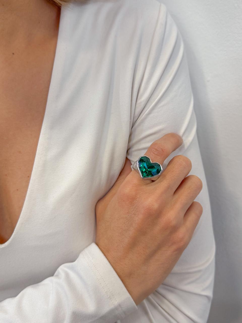 Anillo ZIRUN Verde (Talla 7)