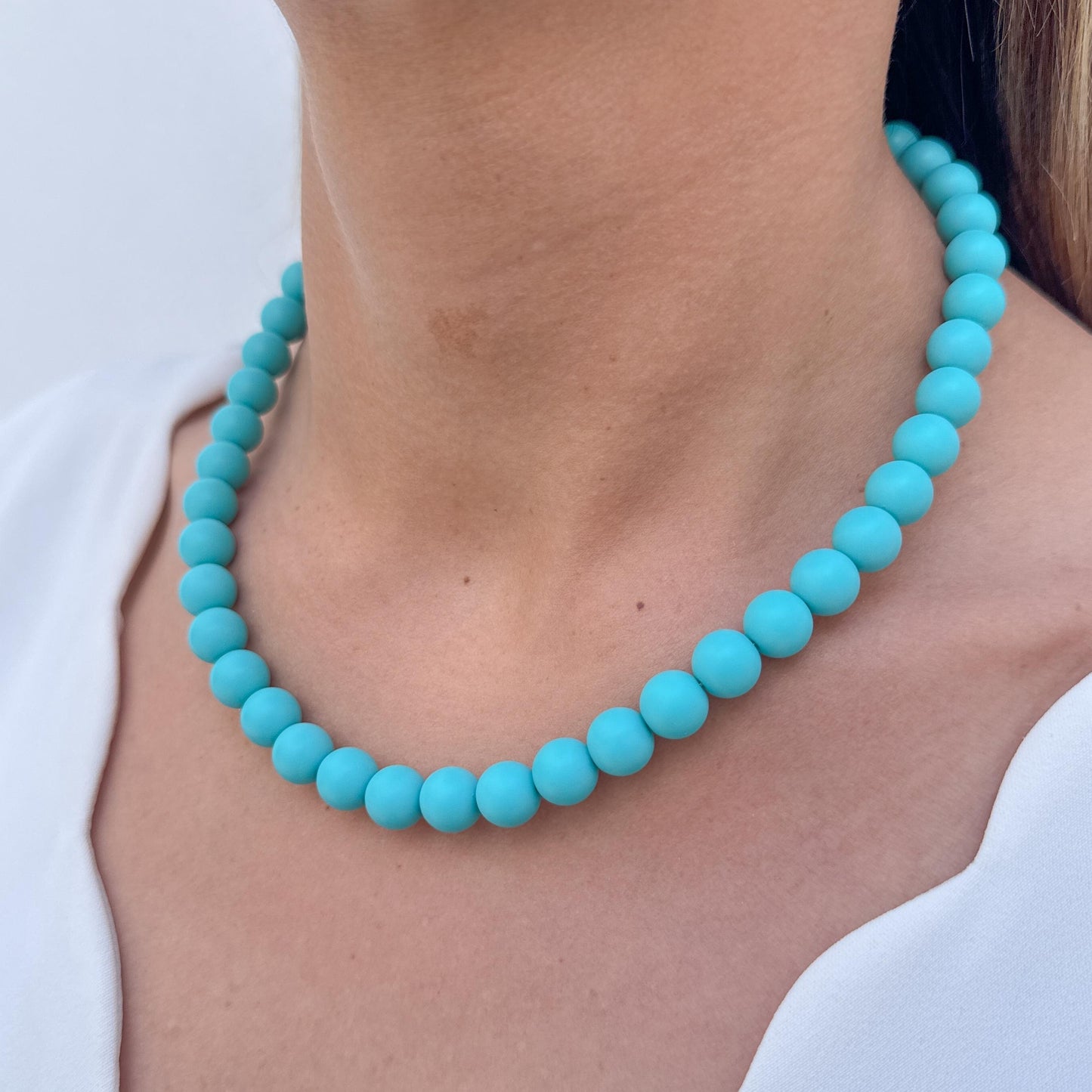 Collar VINUP Aguamarina