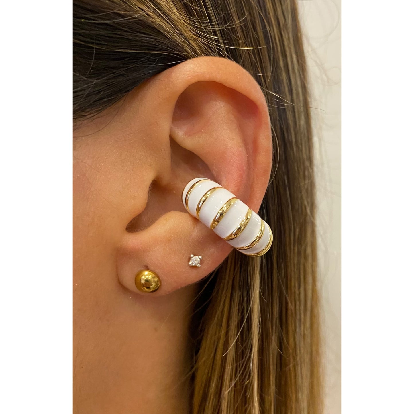 Earcuff MELTE Blanco