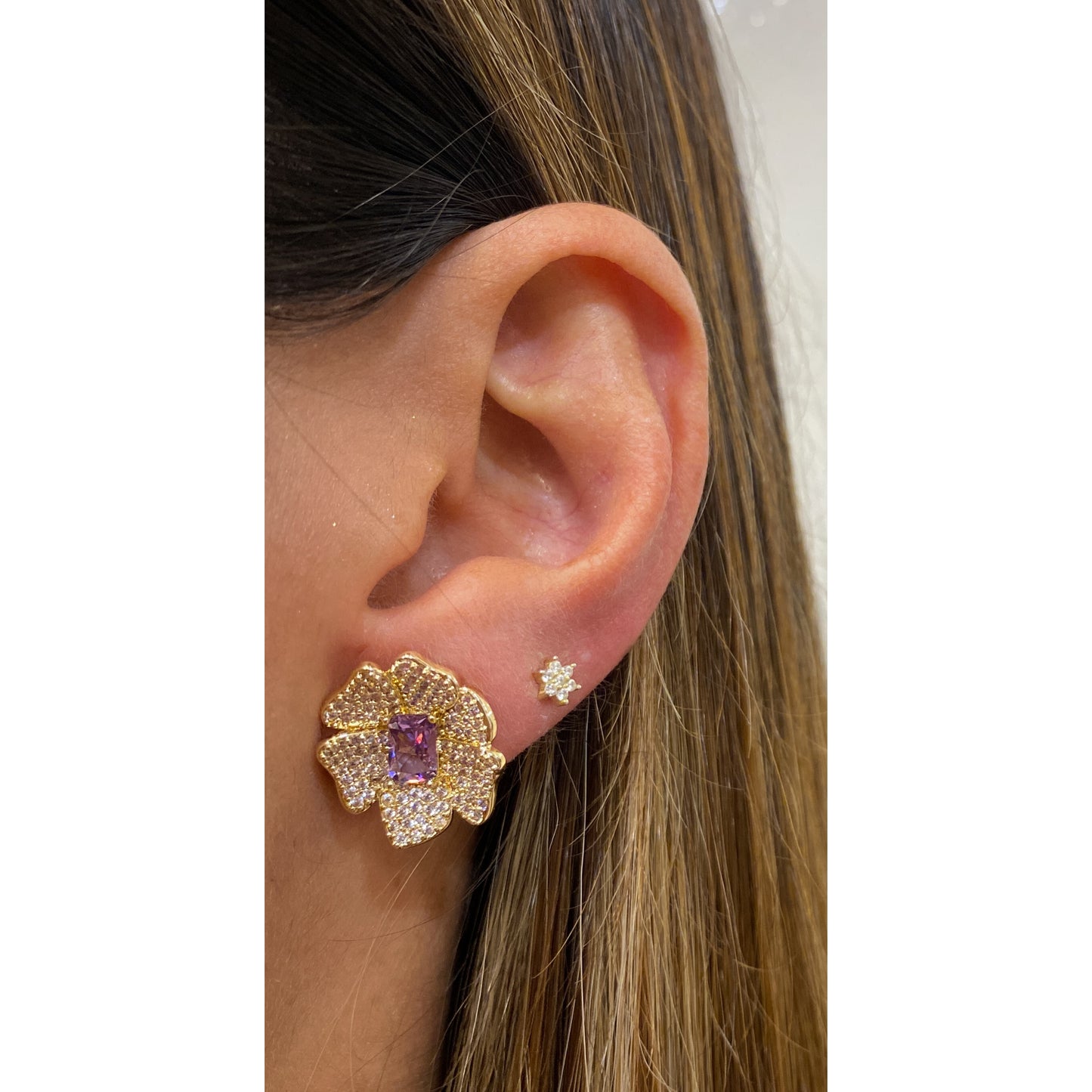 Aretes FLURE Dorado