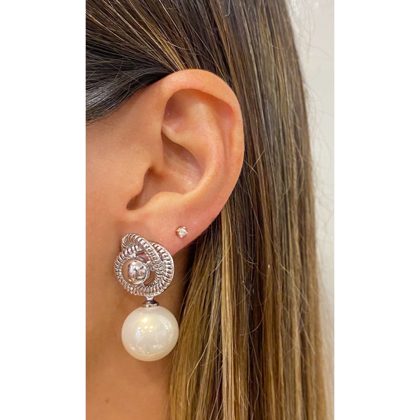 Aretes ARUMBO Plateado