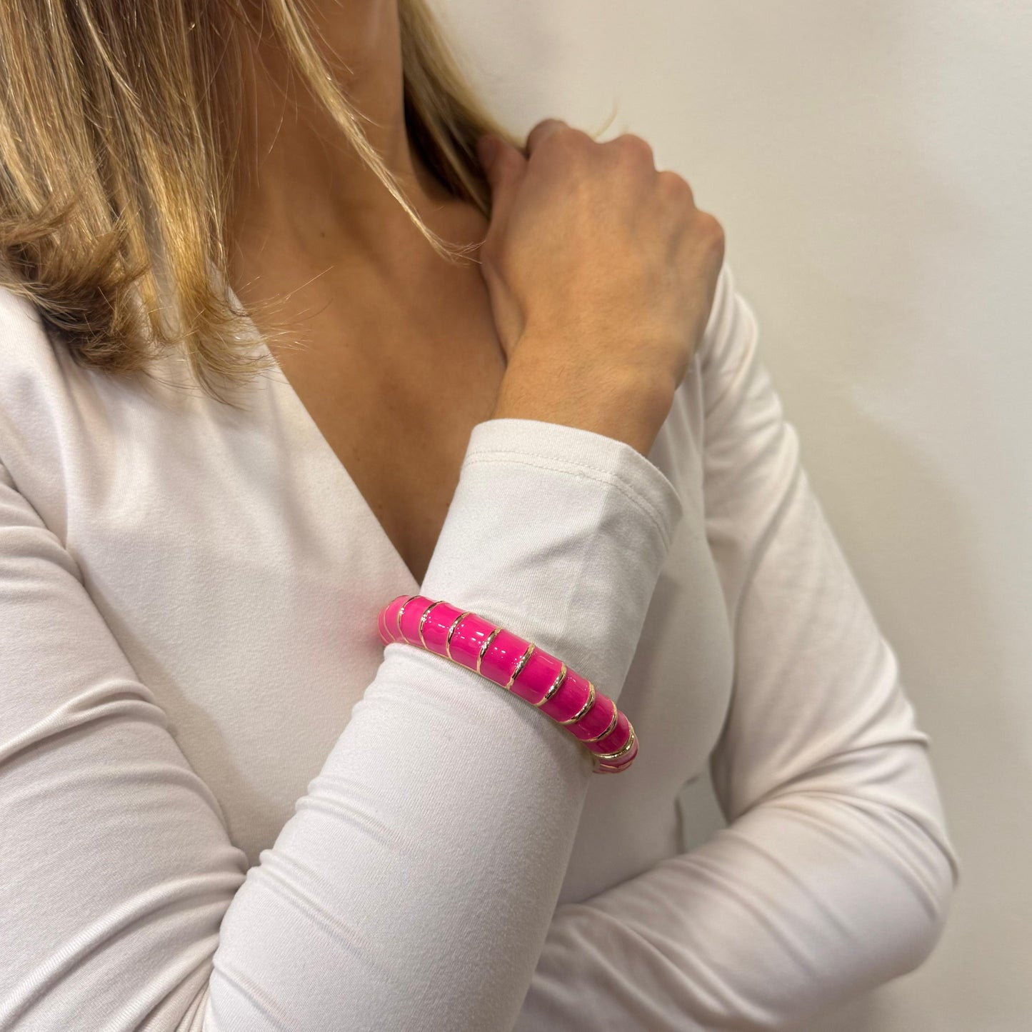 Pulsera Aro KUCE Fucsia