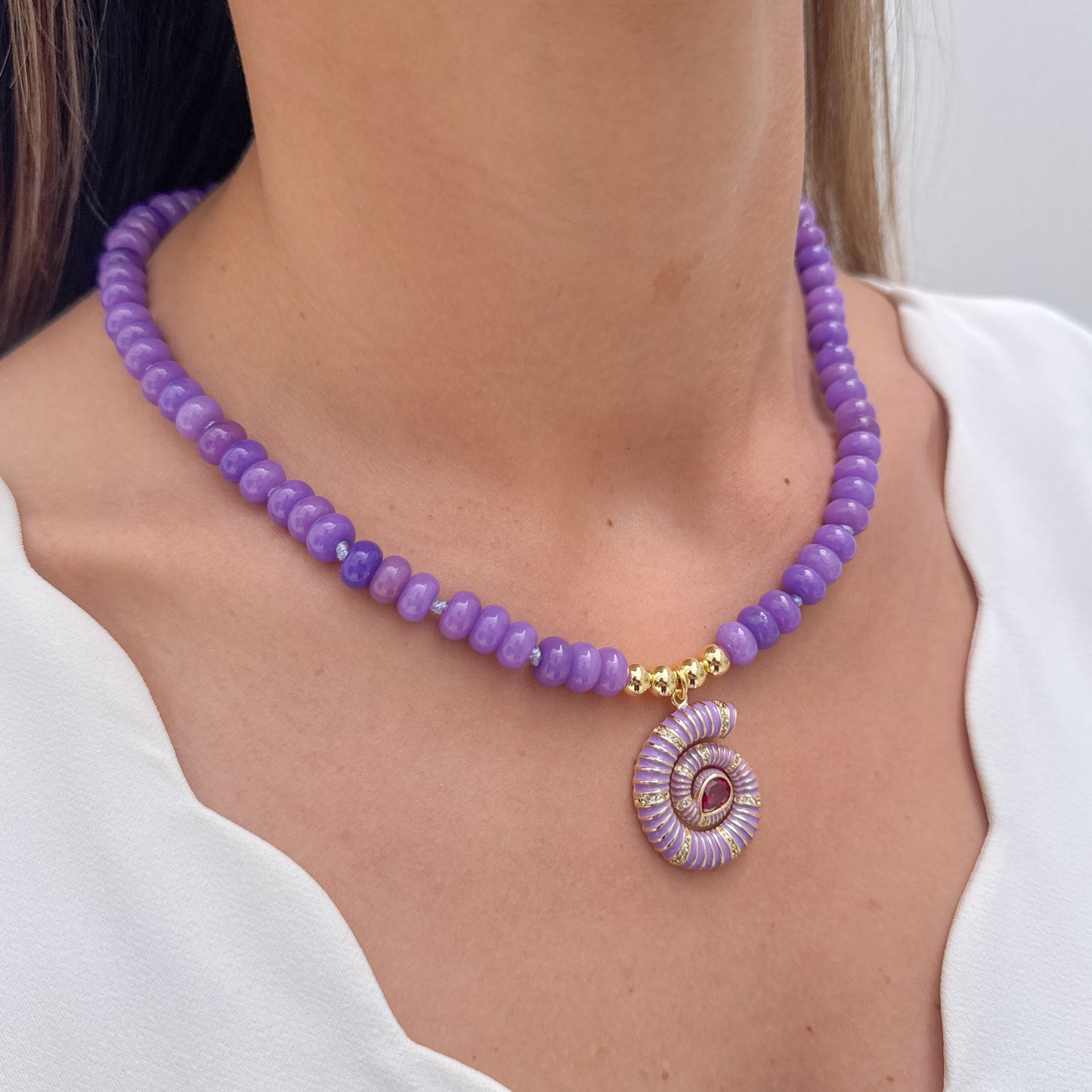 Collar TERBA Morado
