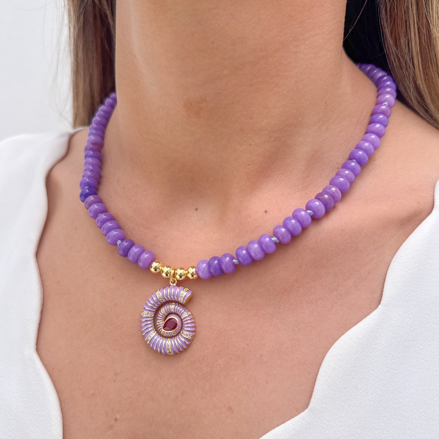 Collar TERBA Morado
