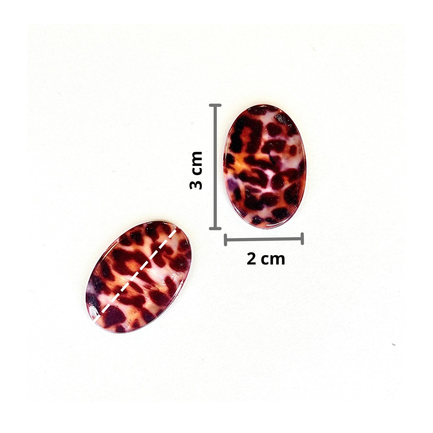 Acrílico Ovalado Animal Print Leopardo Café - OparinaAcrílico Ovalado Animal Print Leopardo CaféPiedrasOparinaOparinaUnidad