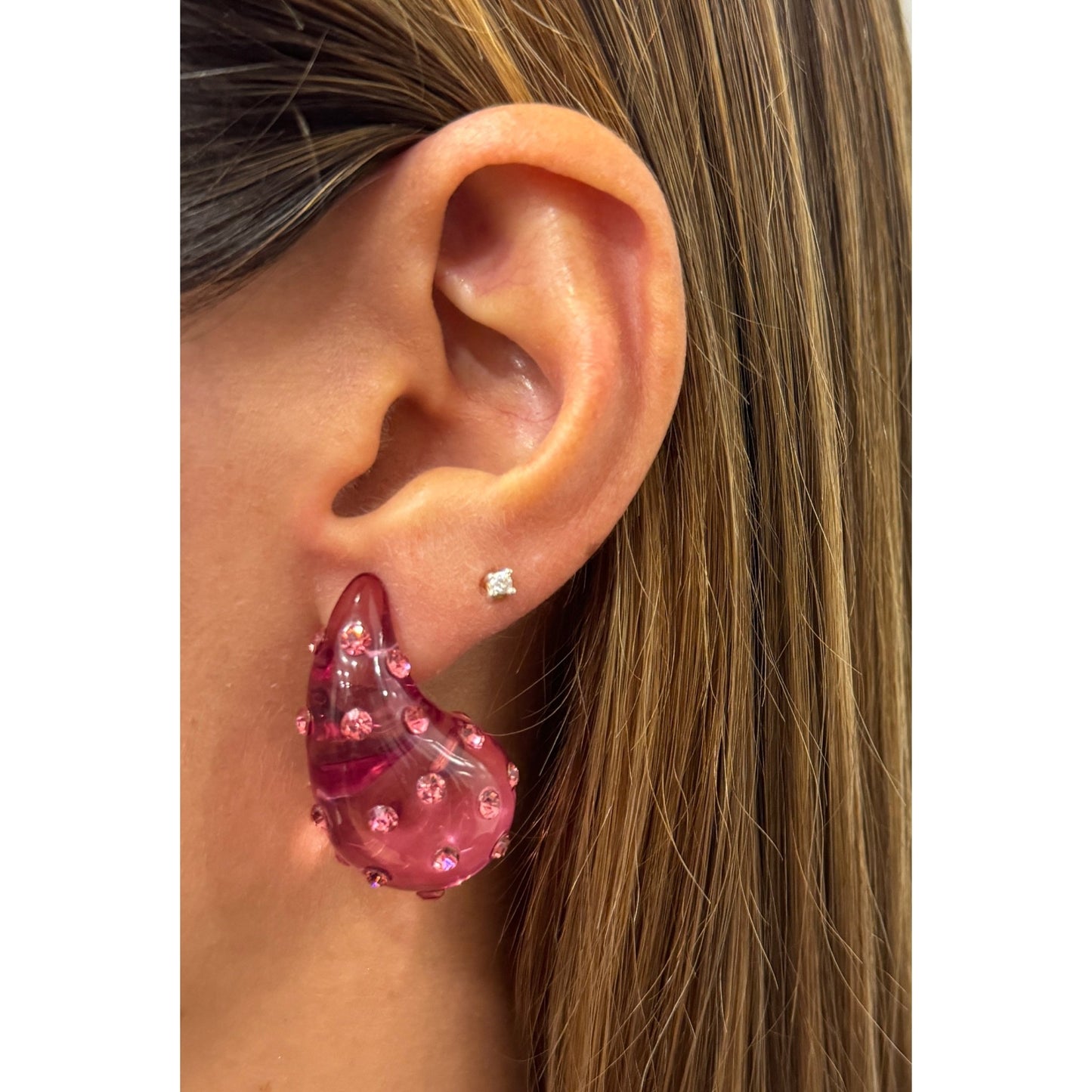 Arete BUGE Morado en Resina - OparinaArete BUGE Morado en ResinaAretesOparinaOparina