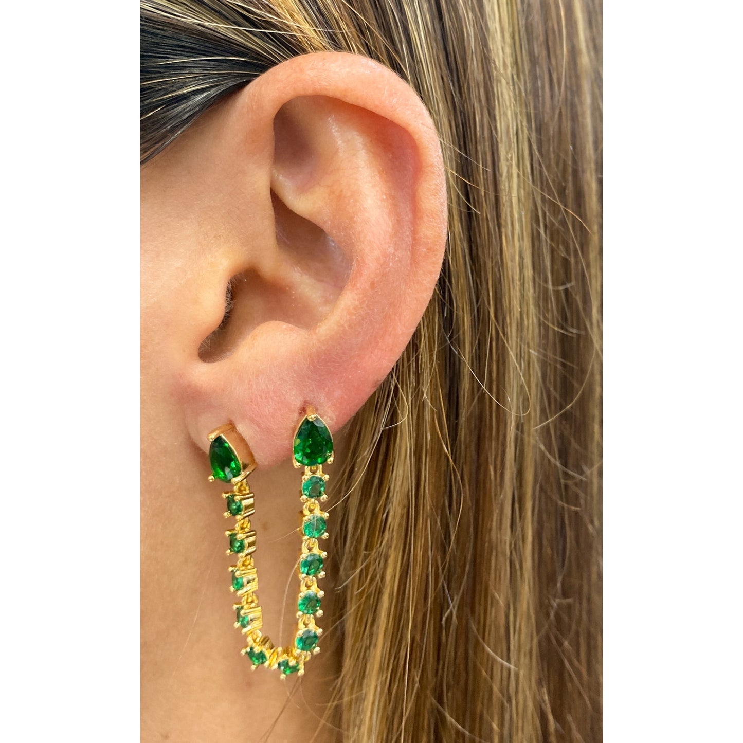 Aretes SERINE Verde - OparinaAretes SERINE VerdeAretesOparinaOparina