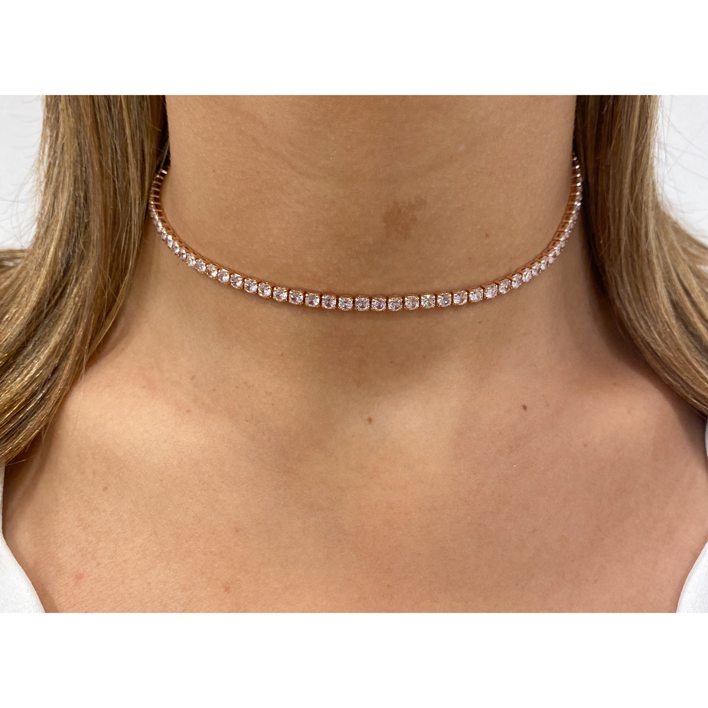 Choker BRAK Clear - Rose Gold