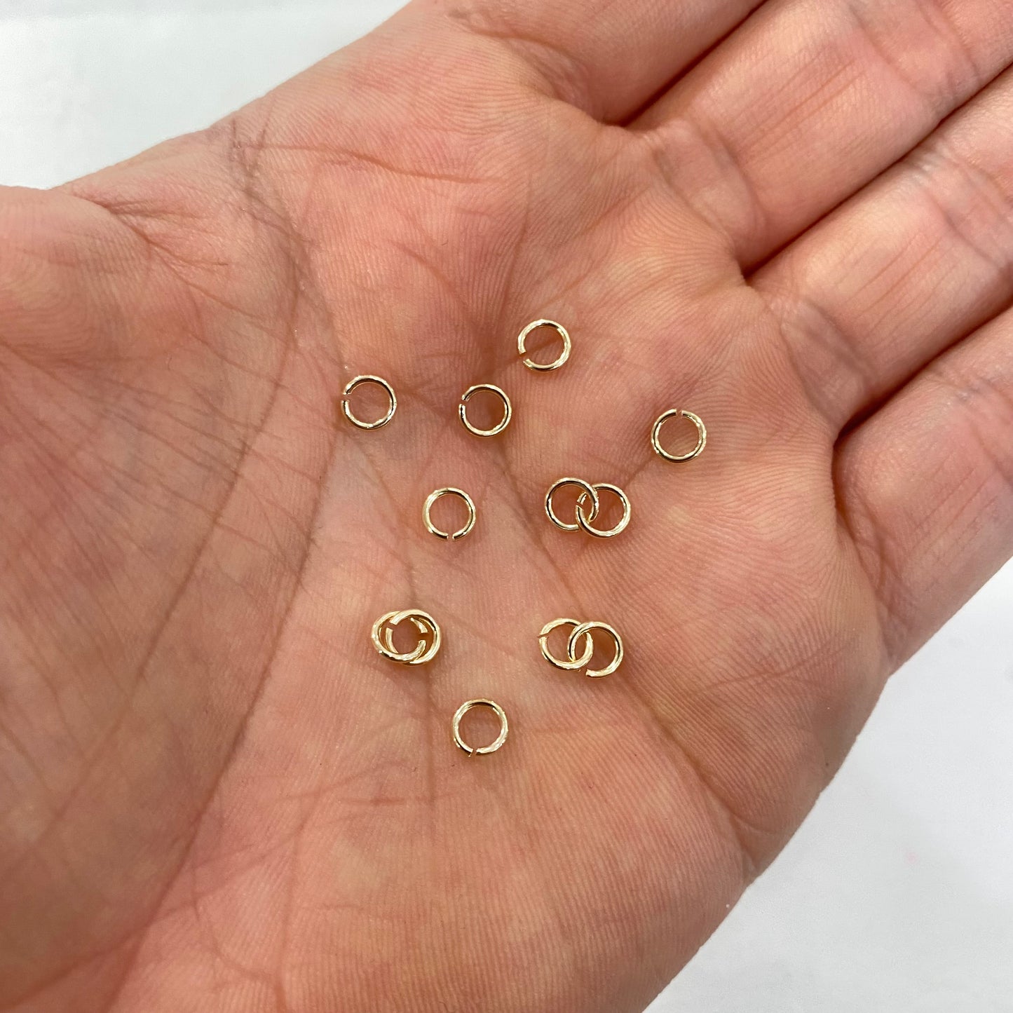 Argolla Abierta 5mm Goldfilled Gruesa