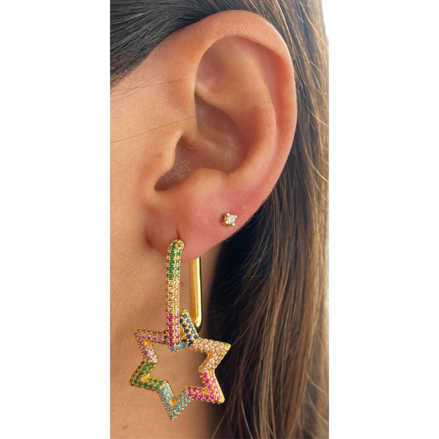 Aretes FRONGE Multicolor