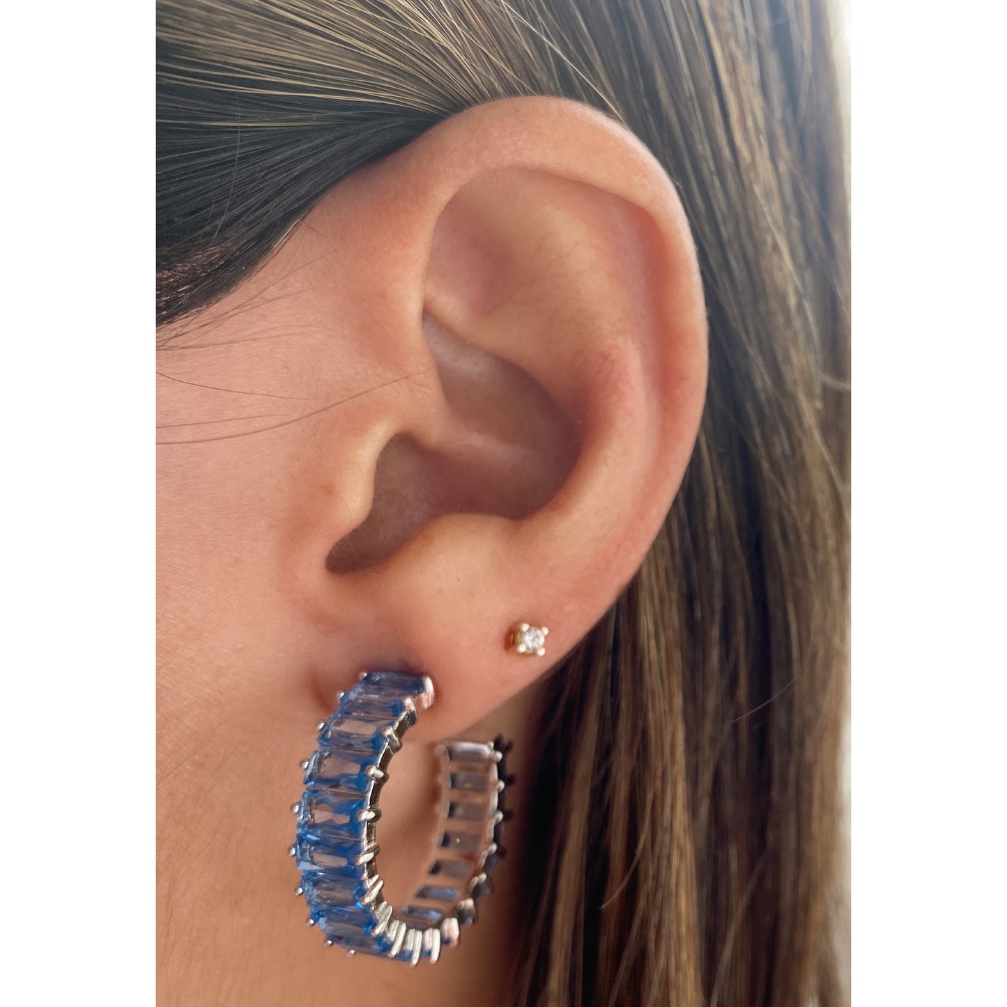 Candongas FINGA Azul ( 2.5cms )