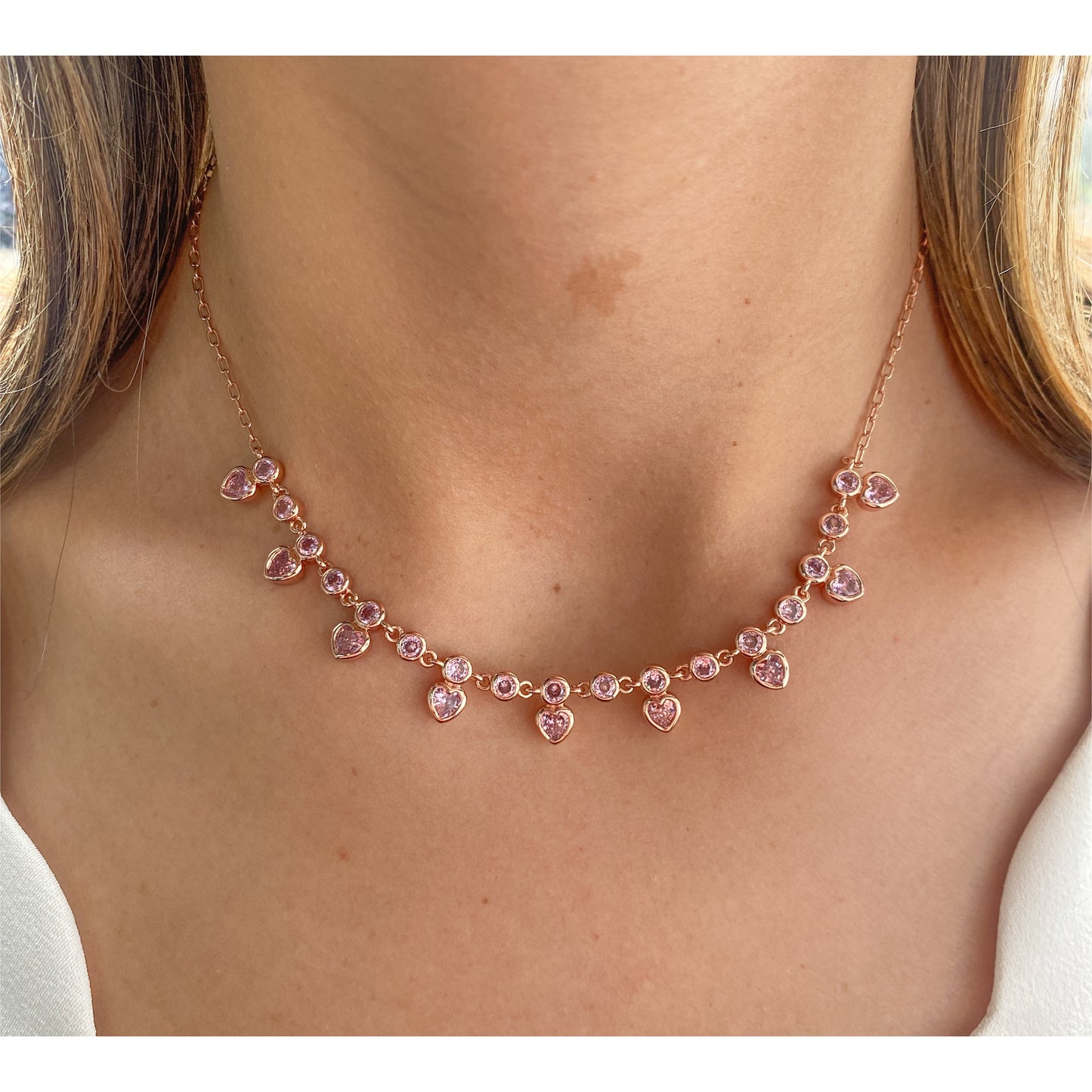 Collar DOVONA Rosado / Rose Gold
