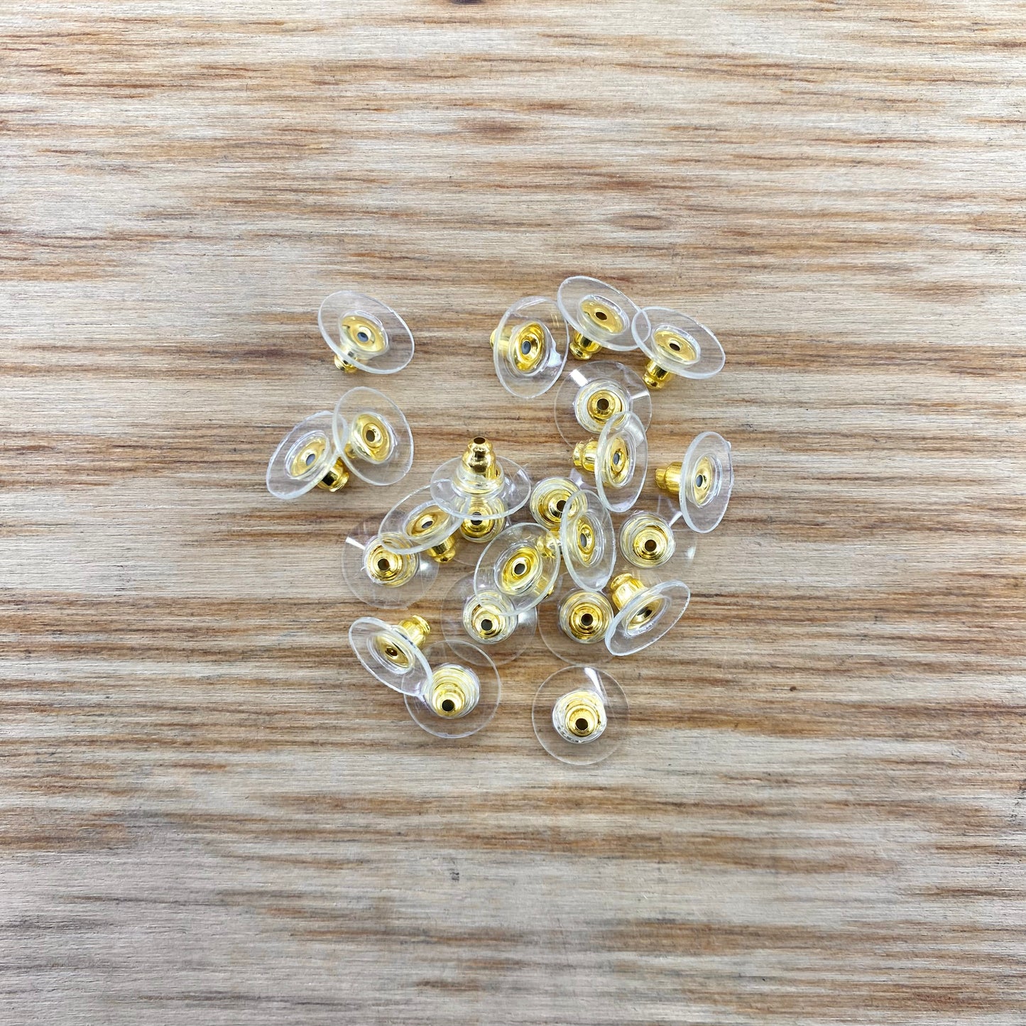 Topes Dorados para Aretes 12mm en Fantasia