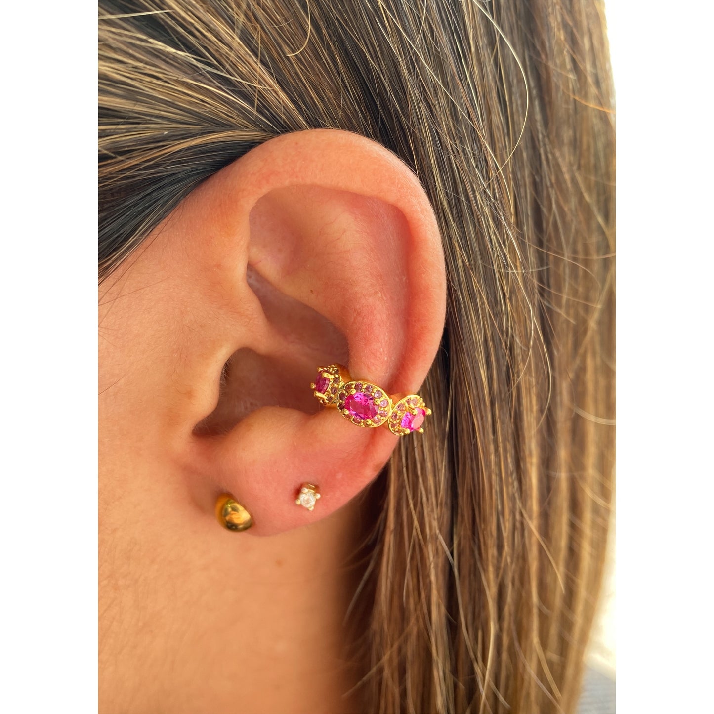 Earcuff VEFIO Fucsia