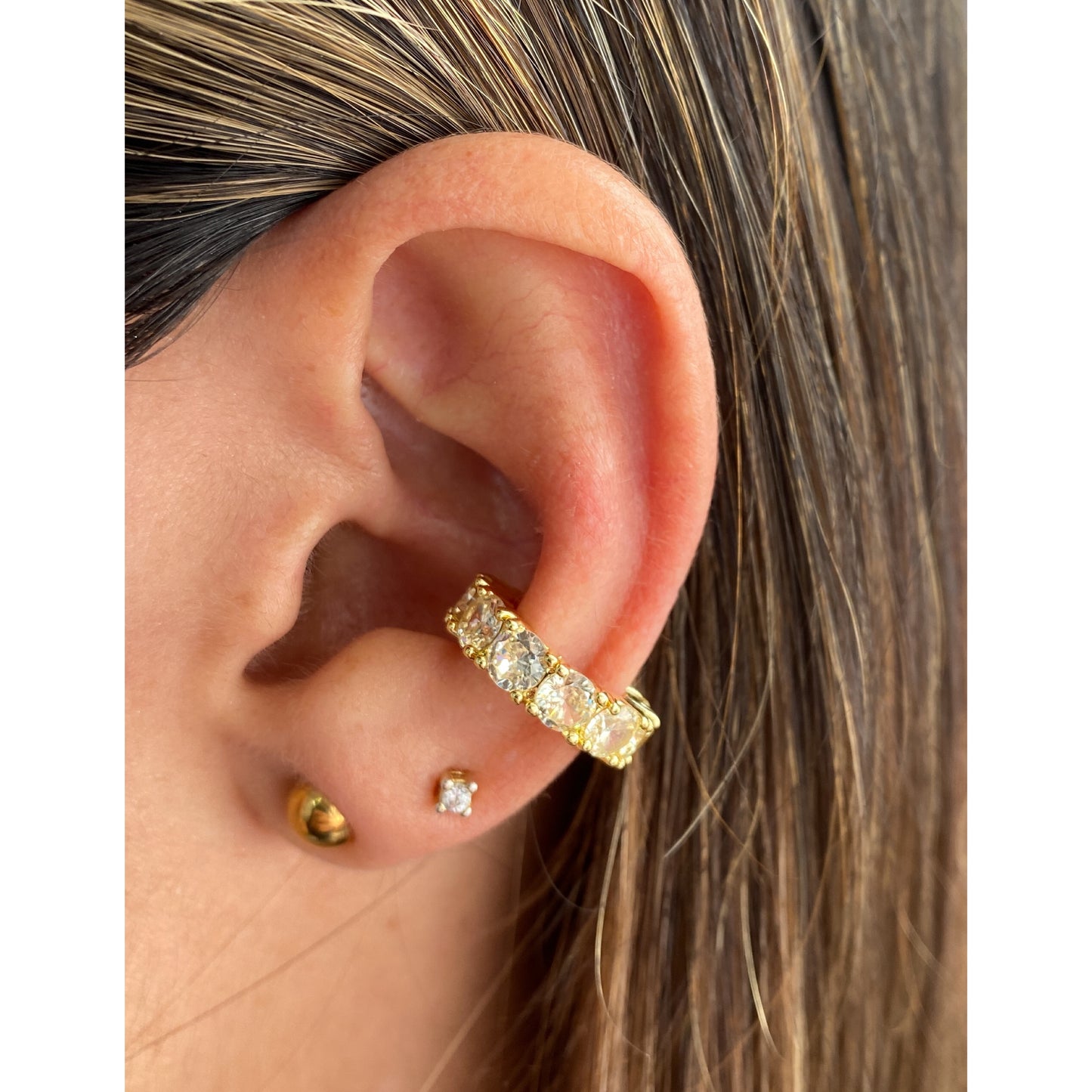 Earcuff UNAY Amarillo Claro/ Dorado