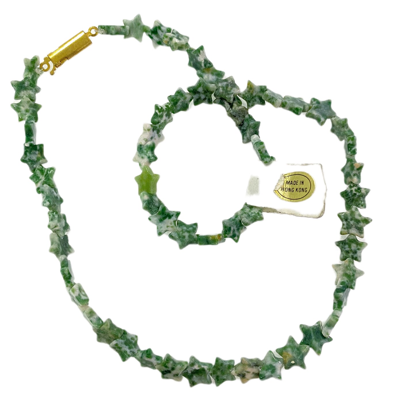 Estrellas en Agatha Musgo 10mm