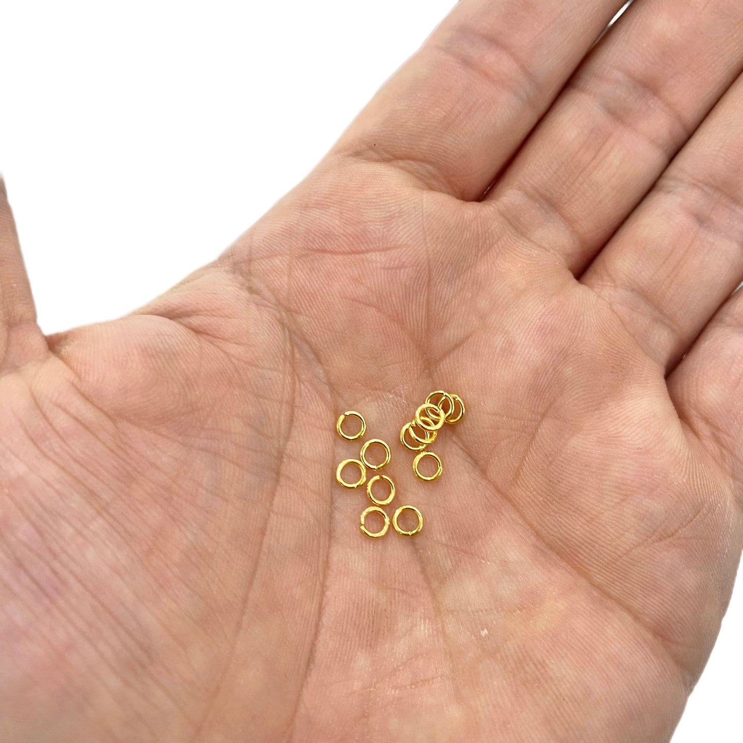 Argolla Abierta 4mm Gruesa Goldfilled