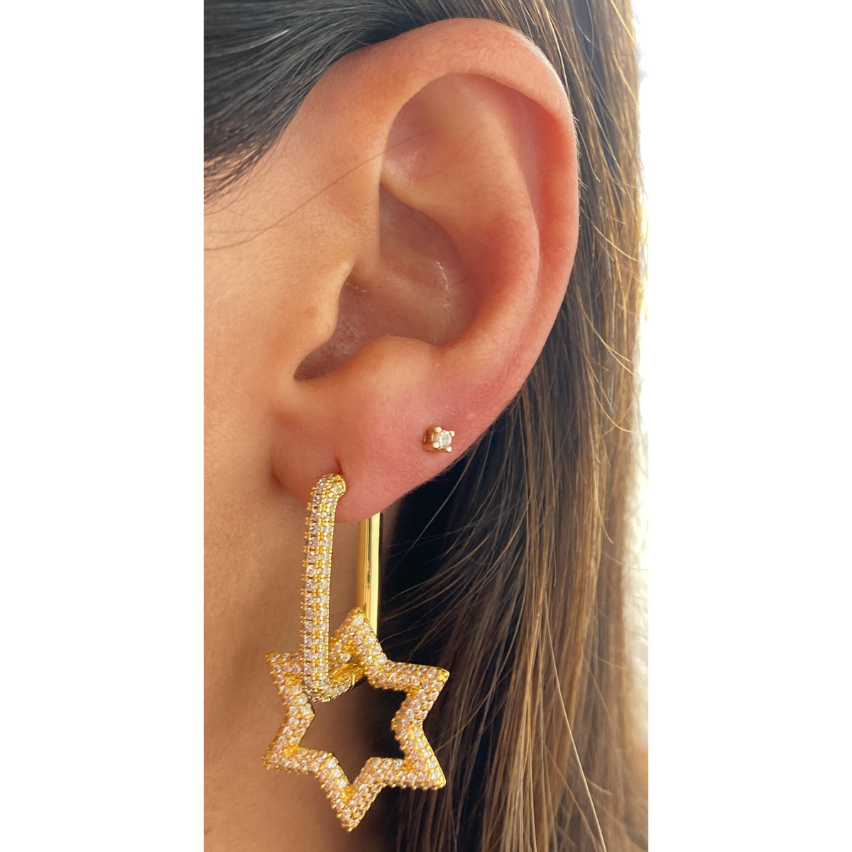 Aretes FRONGE Dorado