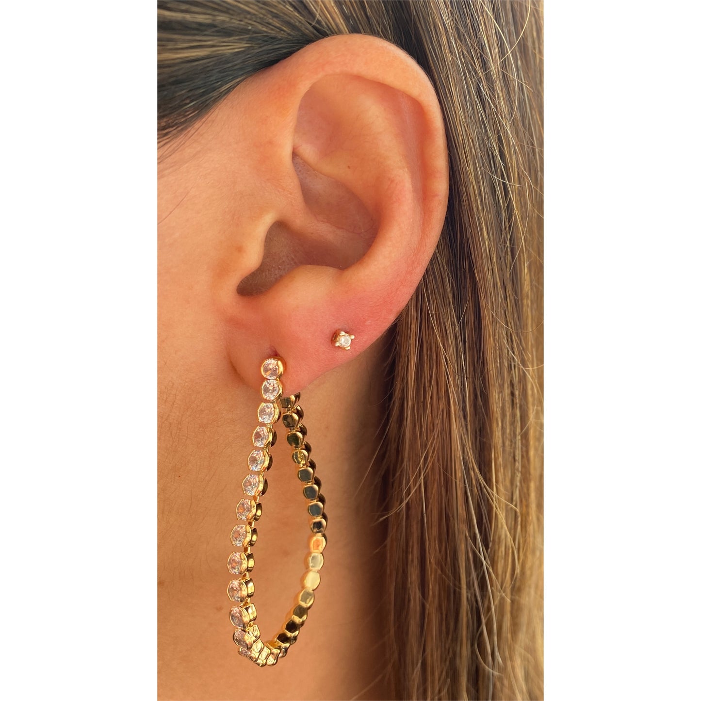 Aretes OFTOR Dorado
