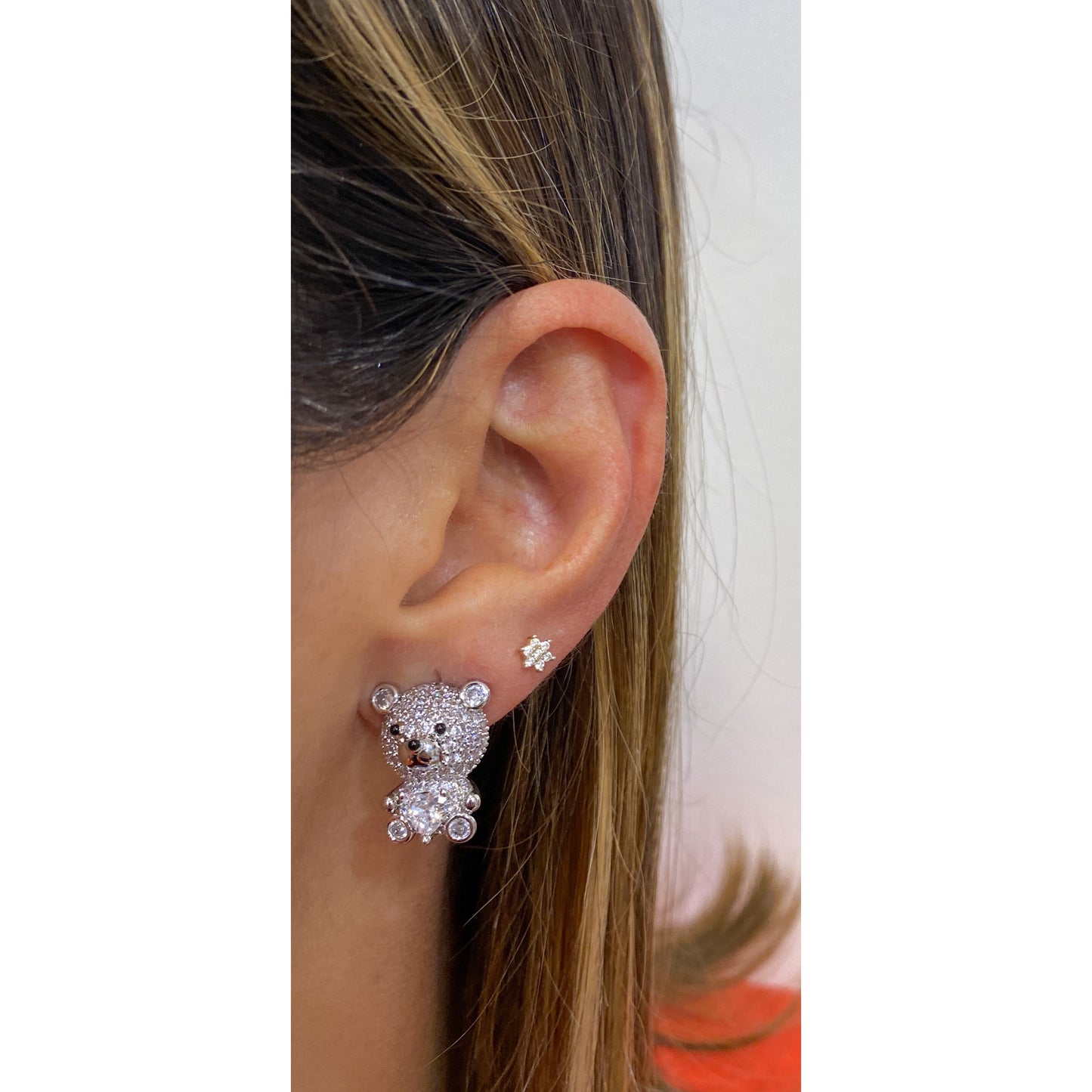 Aretes OGIN Plateado