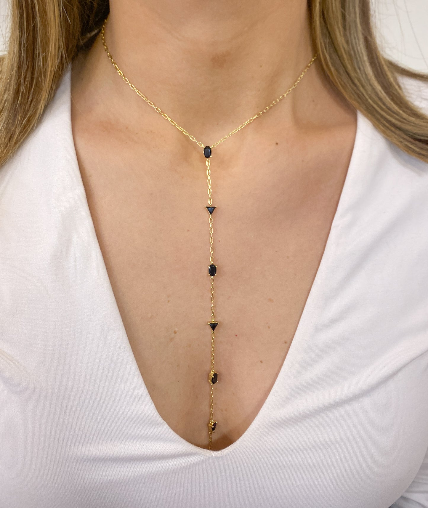 Collar Péndulo SUKIL Dorado-Negro