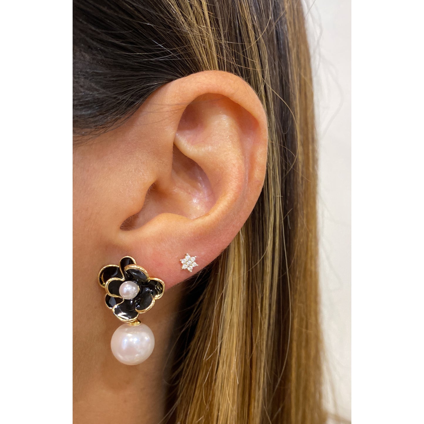 Aretes DULFI Negro